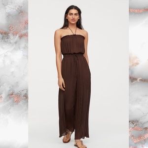 H&M Dark Brown Jumpsuit